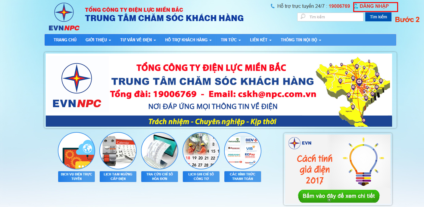 Tra cứu hóa đơn tiền điện