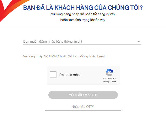 Tra cứu hợp đồng vay Easy Credit