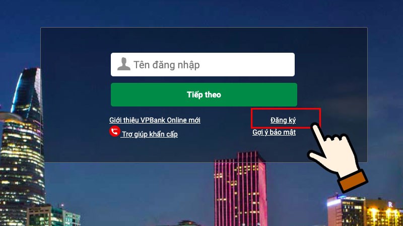 Đăng ký VPBank Online