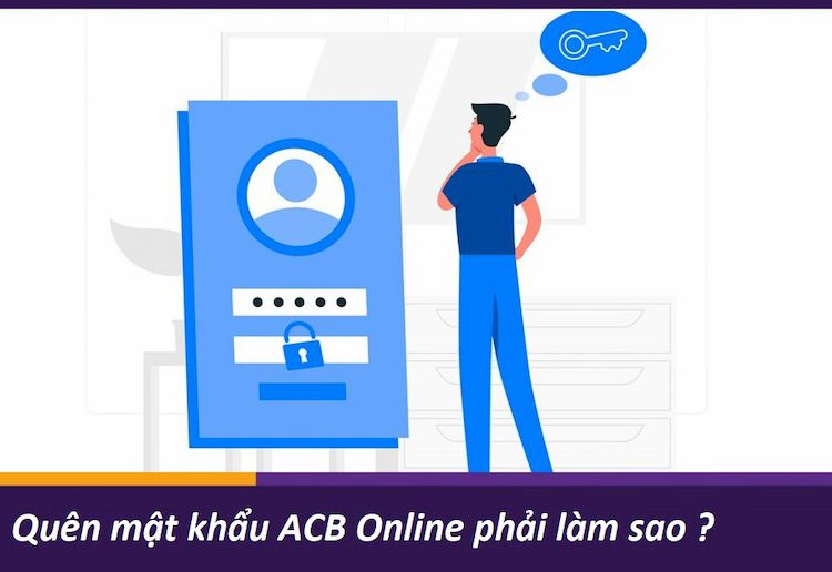 Làm gì khi quên mật khẩu ACB Online