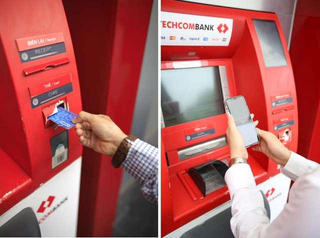 Chuyển tiền bằng máy ATM vô cùng tiện lợi