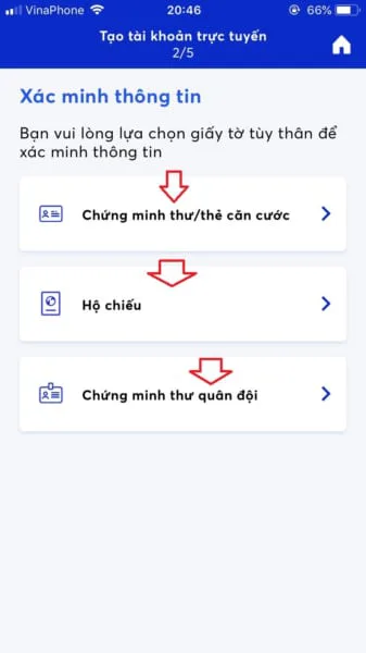 Đăng ký MB app