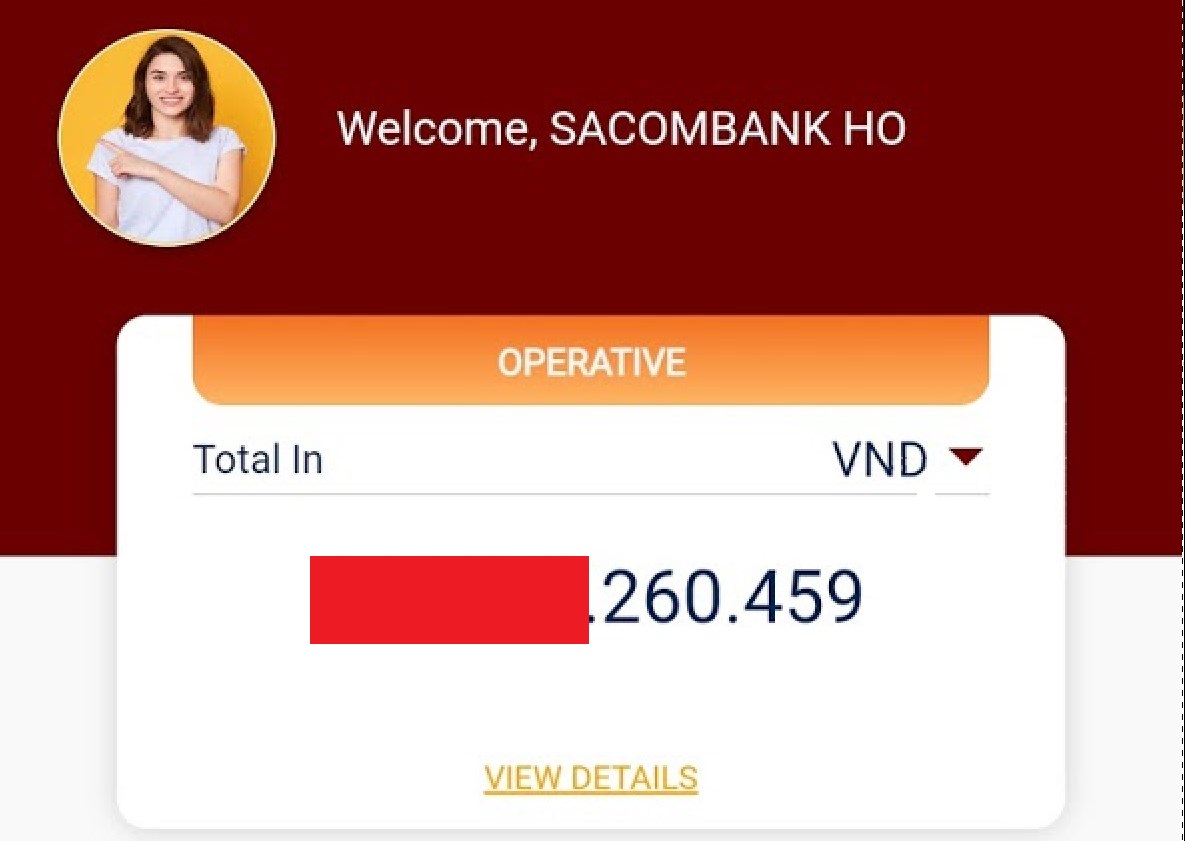 Kiểm tra số dư tài khoản Sacombank qua Internet Banking