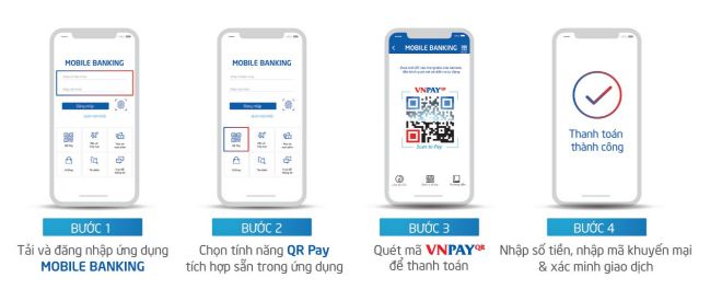 Thanh toán nhanh chóng qua VNPAY QR chỉ với 4 bước đơn giản