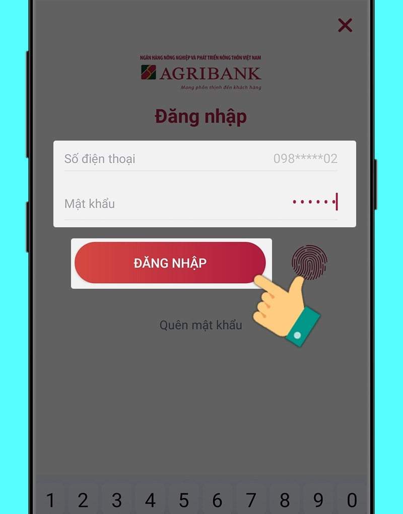 Chuyển tiền qua điện thoại Agribank E-mobile Banking