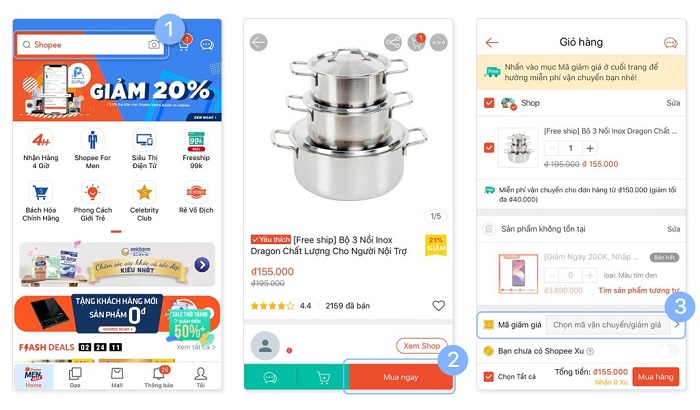 Thanh toán shopee bằng ví airpay