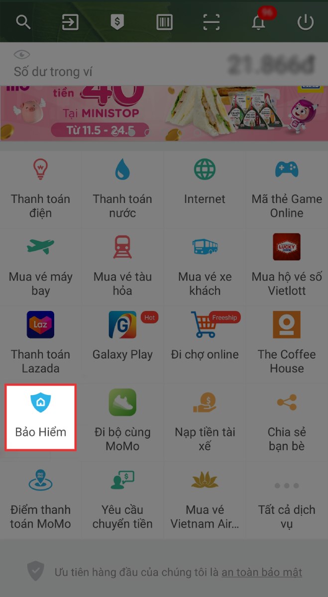 Mua Bảo Hiểm Xe Máy Online Qua Ví Điện Tử Momo