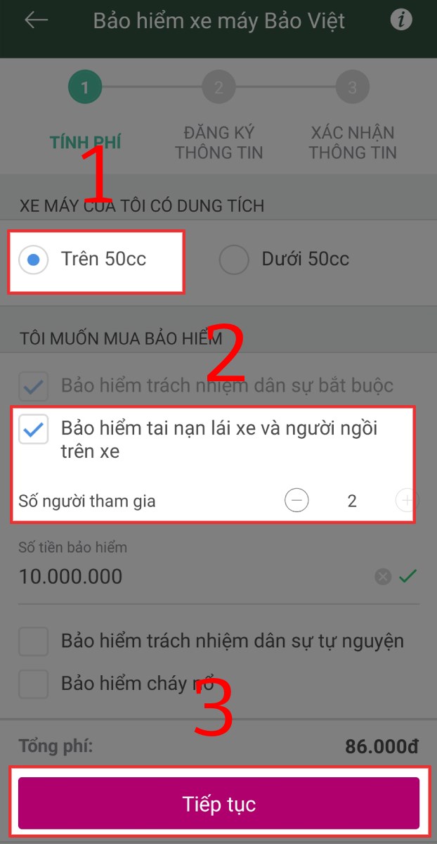 Mua Bảo Hiểm Xe Máy Online Qua Ví Điện Tử Momo