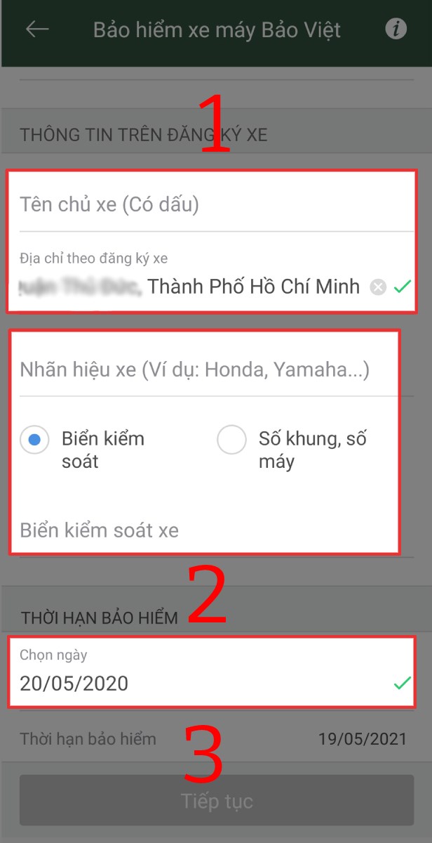 Mua Bảo Hiểm Xe Máy Online Qua Ví Điện Tử Momo