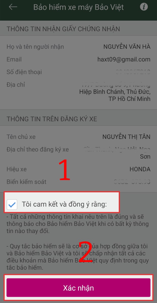 Mua Bảo Hiểm Xe Máy Online Qua Ví Điện Tử Momo