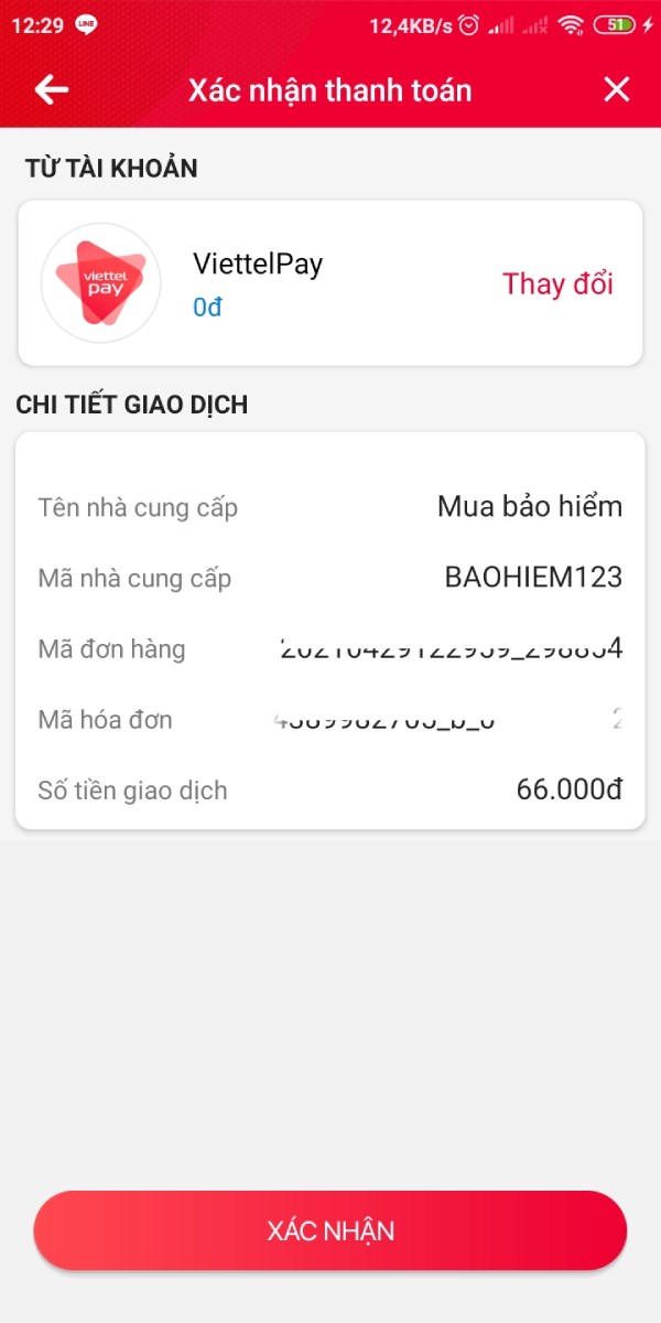 Mua bảo hiểm xe máy online trên ứng dụng ViettelPay