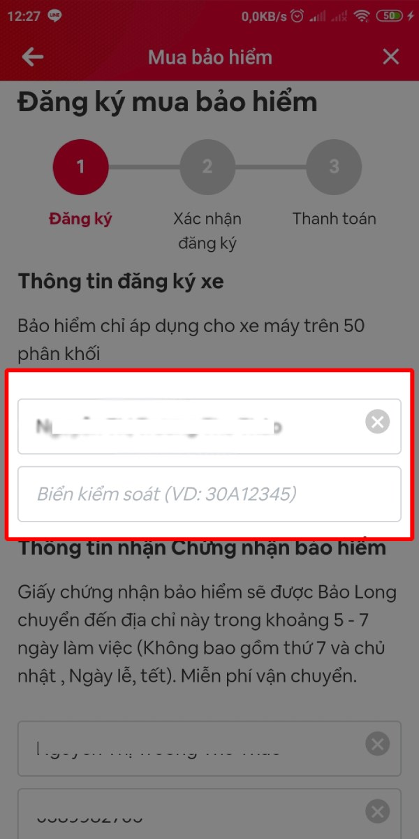 Mua bảo hiểm xe máy online trên ứng dụng ViettelPay