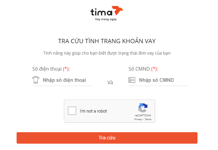 Tra cứu hợp đồng Tima