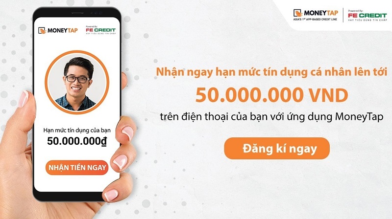 MoneyTap là ứng dụng kết nối hạn mức tín dụng