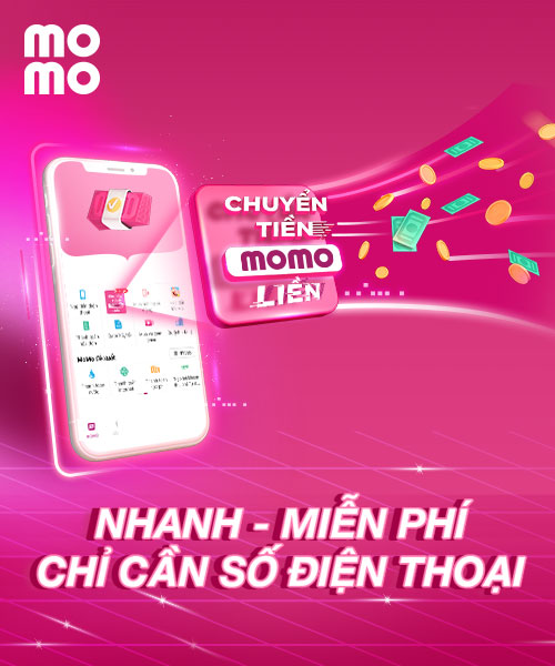 Chuyển tiền bằng Ví điện tử Momo miễn phí