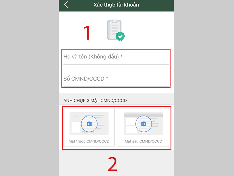 Liên kết Momo với ngân hàng Vietcombank