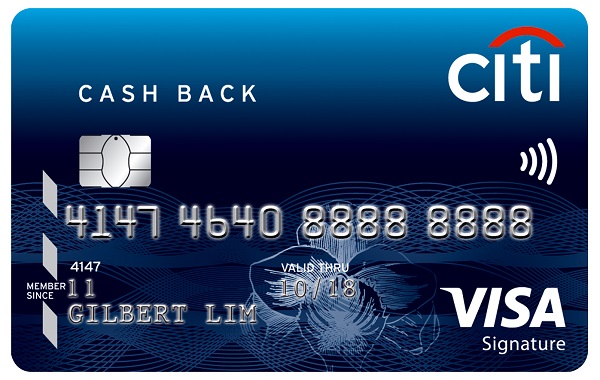 Thẻ Cash Back Citibank