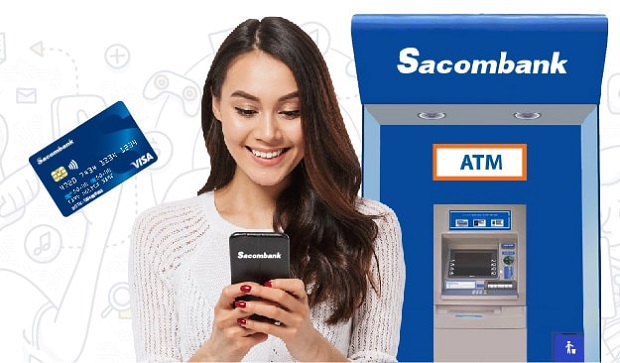 Hạn mức tối thiểu khi rút tiền tại cây ATM Sacombank