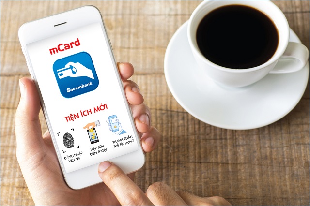 Đổi mật khẩu thẻ ATM Sacombank trên ứng dụng mCard Sacombank