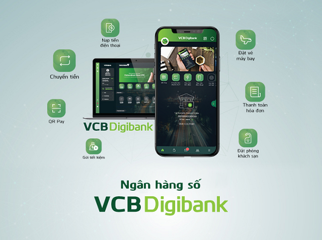 Ứng dụng ngân hàng số VCB Dighibank