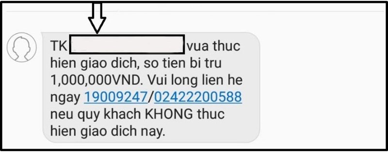 Kiểm tra số tài khoản BIDV qua tin nhắn SMS