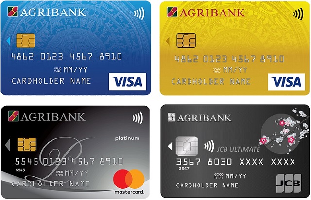 Các loại thẻ thanh toán quốc tế của Agribank