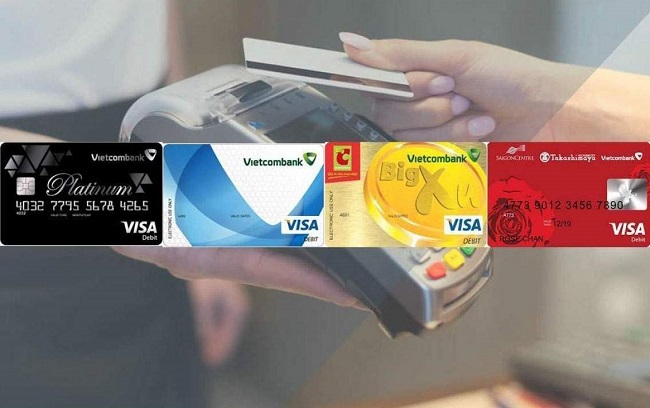 Các loại thẻ Visa Debit Vietcombank