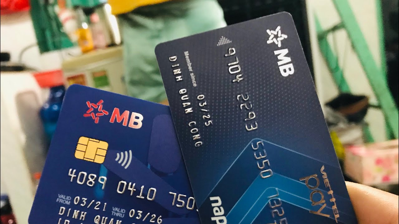 Thanh toán trực tuyến với thẻ Visa debit Mbbank