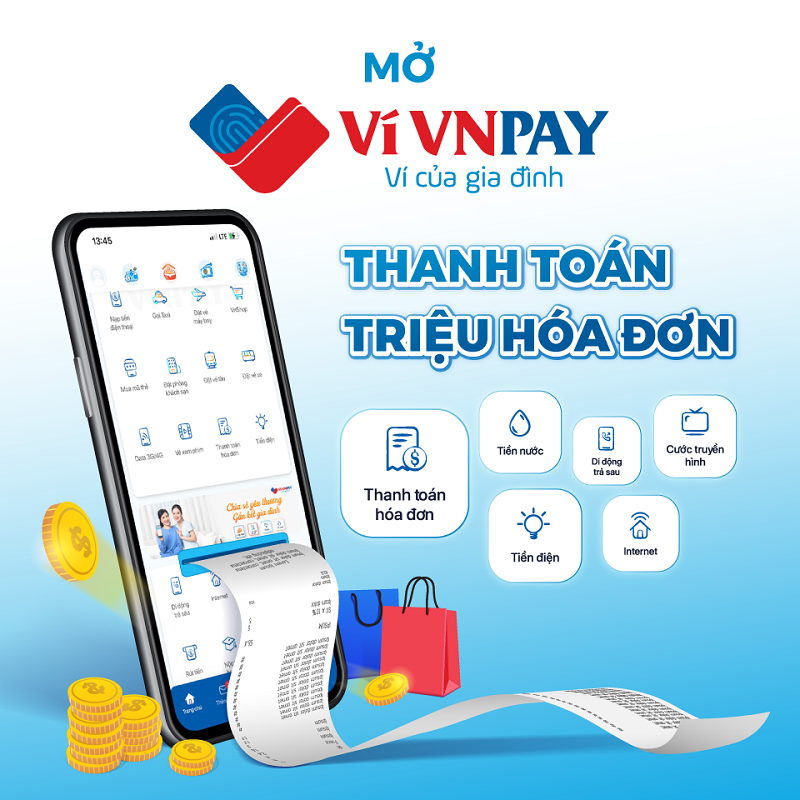 Ví VNPay có hệ sinh thái dịch vụ đa dạng