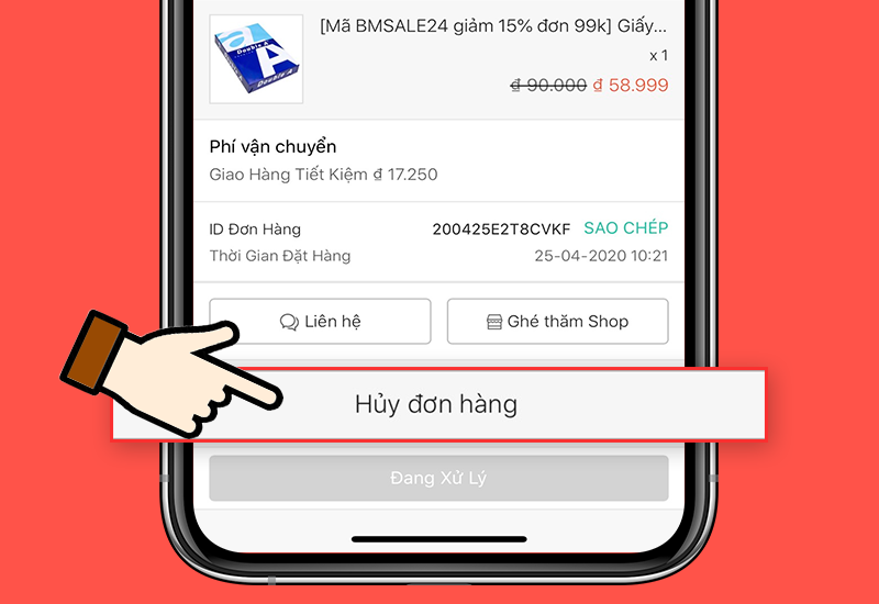 Một số lưu ý khi huỷ đơn hàng trên Shopee