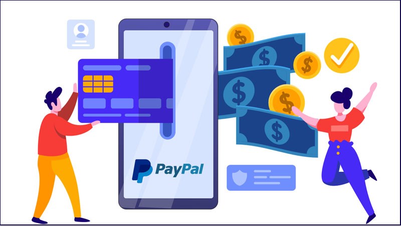 Nạp tiền vào Paypal thông qua thẻ Visa, Mastercard