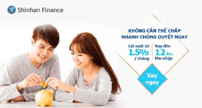 Lưu ý khi vay tiền tại Shinhan Finance