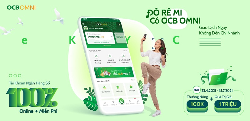 ứng dụng quản lý thẻ tín dụng OCB OMNI