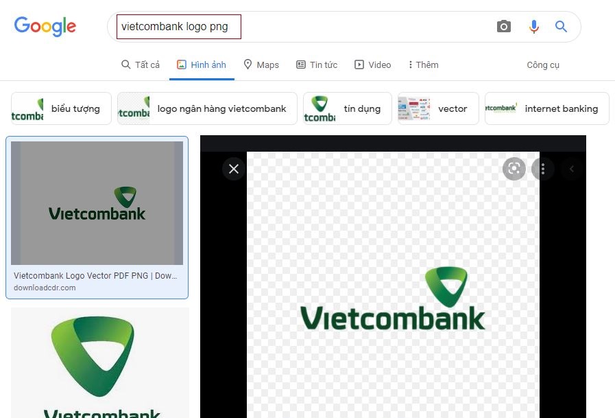 Biểu tượng Ngân hàng Vietcombank