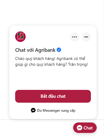 Liên hệ qua website Agribank