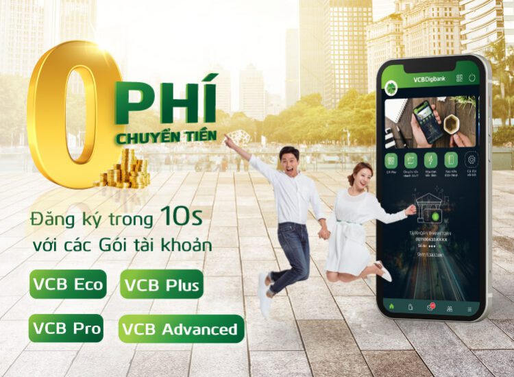 Các gói tài khoản Vietcombank