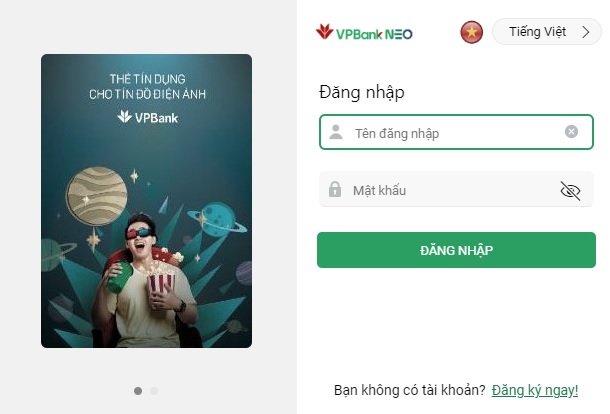 Tên đăng nhập VPBank là gì?