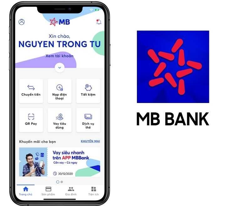 Lấy lại mật khẩu MBBank trên điện thoại qua ứng dụng MB